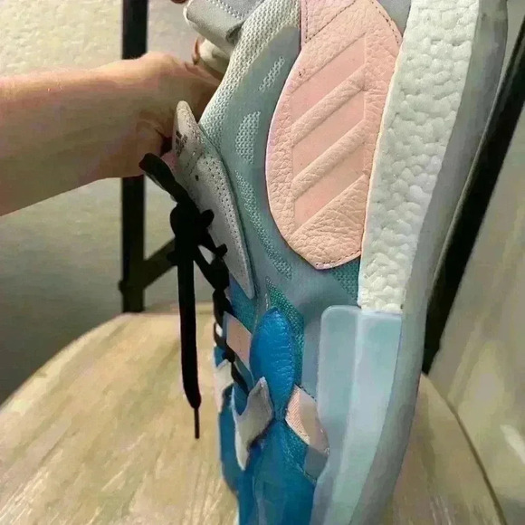 ZoneBoost Adidas Aero Blue 2019 Size 14.5 men’s - Picture 7 of 14